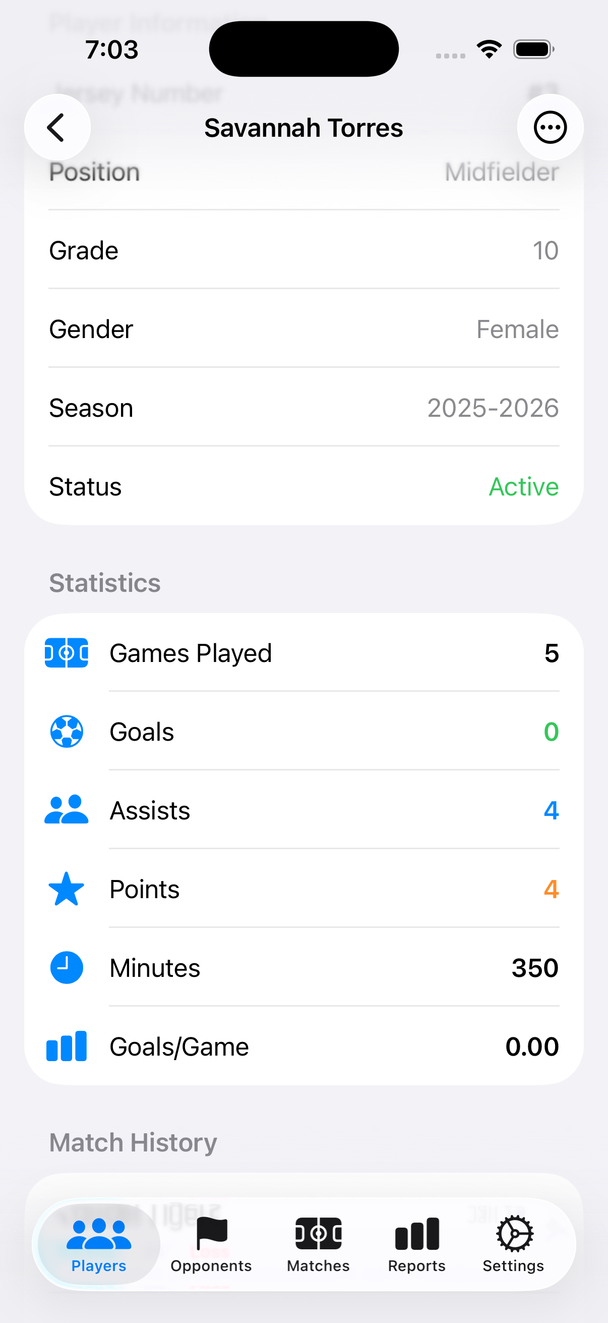 Statistics Dashboard